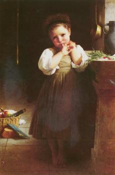 William-Adolphe Bouguereau : Petite boudeuse (The Little Sulk)